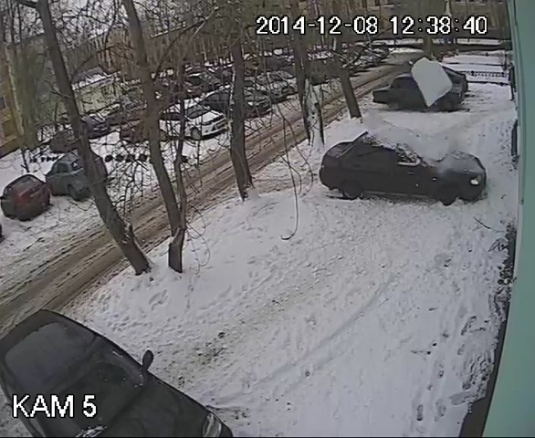 Упал снег на машину Северодвинск